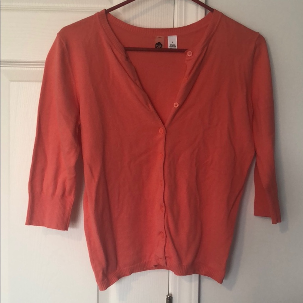 BP Coral Cardigan. Size Large.